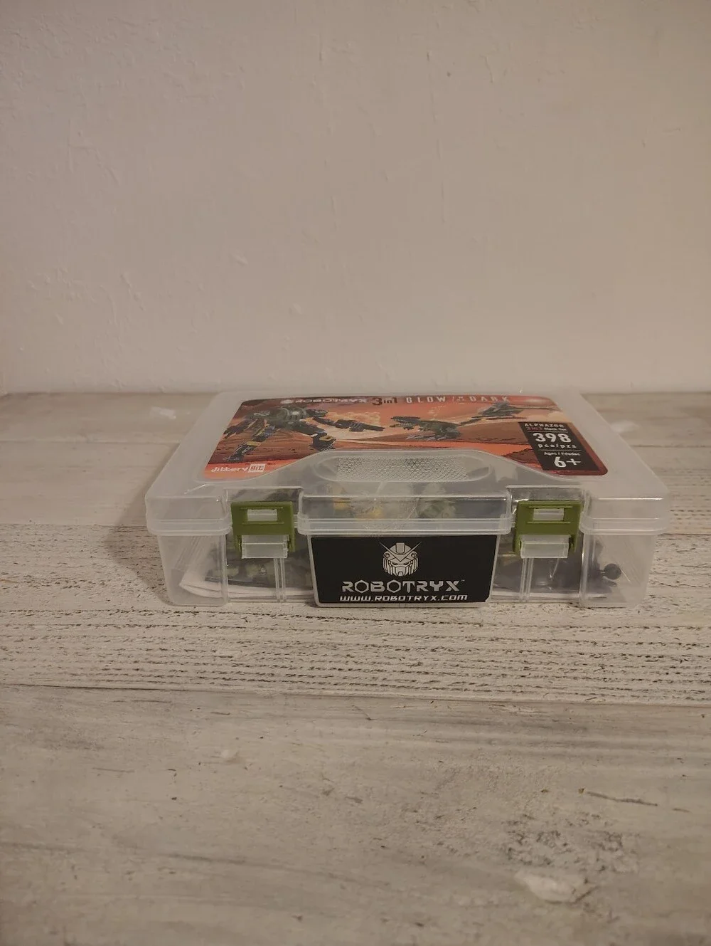 JITTERYGIT Robotryx Alphazor 3-in-1 Glow in the Dark Block Set